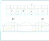 江西余江粮食储备库安装拱形屋顶和仓间罩棚设计图