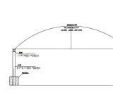 新疆克拉玛依拱形屋顶煤棚施工图