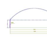 河南三峡门煤堆场安装拱形波纹钢屋盖设计图