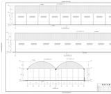 湖北襄阳化工车库27.5米跨施工拱形屋顶图纸